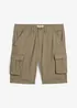 Cargo bermuda van katoen, relaxed fit, bonprix