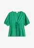 Blouse met strikjes, bonprix