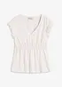 Shirt met broderie anglaise, bonprix
