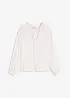 Blouse met gemetalliseerde strepen, bonprix