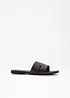 Slippers van leer, bonprix