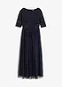 Maxi jurk met paillettenborduursel, bonprix