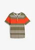 Henley shirt met korte mouwen, bonprix