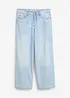 Baggy jeans mid waist super soft, cropped, bonprix