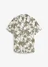 Overhemd met reverskraag en korte mouwen, slim fit, bonprix