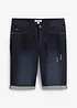 Stretch jeans bermuda met omgeslagen zoom, regular fit, bonprix