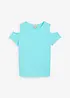 Cold shoulder shirt van biologisch katoen, bonprix