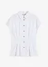 Blouse met korte mouwen in een luchtige viscosemix, bonprix