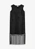 Mini jurk met franjes, bonprix
