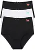 Tailleslip met biologisch katoen (set van 3), bonprix