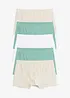 Boxershort met biologisch katoen (set van 5), bonprix