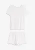Shortama van Ppointelle jersey, bonprix