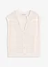 Ajour vest met korte mouwen, bonprix