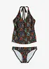 Halter tankini met V-hals (2-dlg. set), bonprix