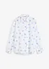 Oversized blouse van puur katoen, bonprix