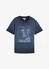 T-shirt in een verwassen look van biologisch katoen, bonprix