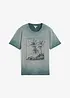 T-shirt in een verwassen look van biologisch katoen, bonprix