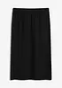 Geribde jersey rok, bonprix
