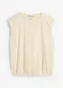 Shirt met elastische boordjes, bonprix