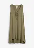 Jersey jurk met vetersluiting, bonprix