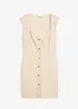 Mini jurk met schouderpads, bonprix