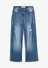 Wide leg jeans mid waist, bonprix