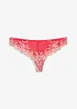 String met multicolor kant, bonprix