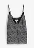 Spaghetti top van mesh, bonprix
