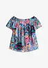 Carmen blouse van een lichte viscosemix, bonprix