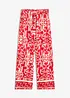 Gedessineerde jersey broek van een zachte viscosemix, bonprix