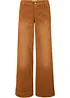 Stretch corduroy broek, wijd, bonprix