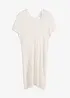 Strandjurk in gehaakte look van soepele viscose, bonprix