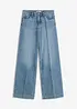 Wide leg jeans, low stretch, full length, bonprix