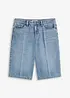 Jeans bermuda mid waist, low stretch, bonprix