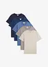 T-shirt (set van 5), bonprix