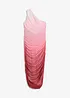 One shoulder jurk met mesh inzetstuk, bonprix