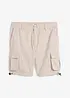 Cargo bermuda met comfortabele band, regular fit, bonprix