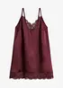 Slipdress met glanseffect, bonprix