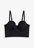 Voorgevormde bh top met glanseffect, bonprix