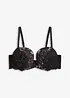 Push up bh met sierlijk kant, bonprix