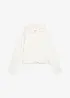 Hoodie van licht glanzende viscosemix, bonprix