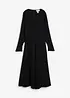 Gedrapeerde midi jurk, bonprix