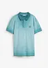 Piqué poloshirt in washed out used look, bonprix
