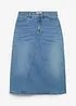 High waist stretch spijkerrok, bonprix