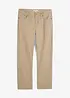 Regular fit twill broek van katoen, straight, bonprix