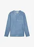 Henley shirt met lange mouwen in washed out look, bonprix