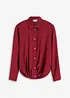 Blouse van gestructureerd materiaal met wikkeldetail, bonprix