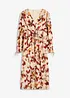Midi jurk met lurex, gedessineerd, bonprix