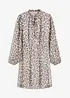 Gedessineerde jurk van chiffon, bonprix
