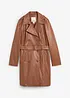 Leren trenchcoat van lamsnappa, bonprix